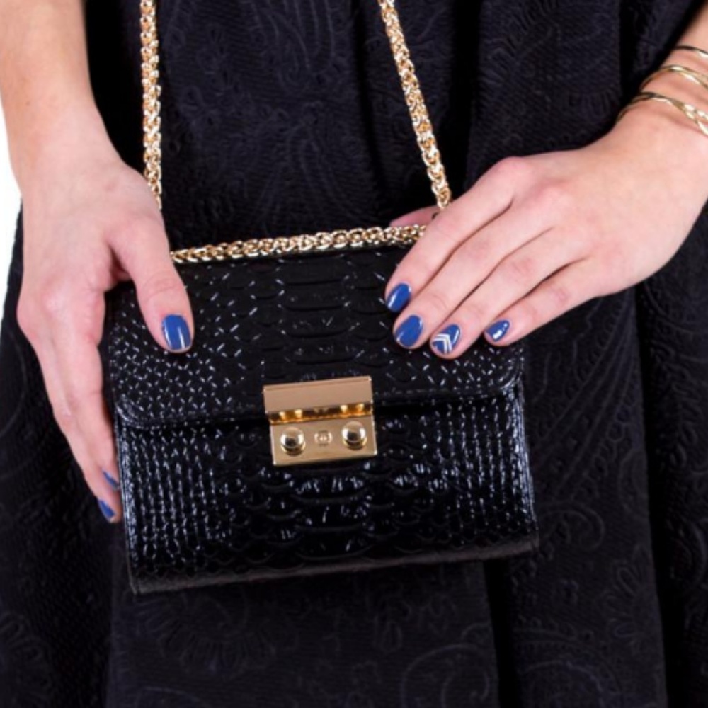 Black Small Messenger Bag